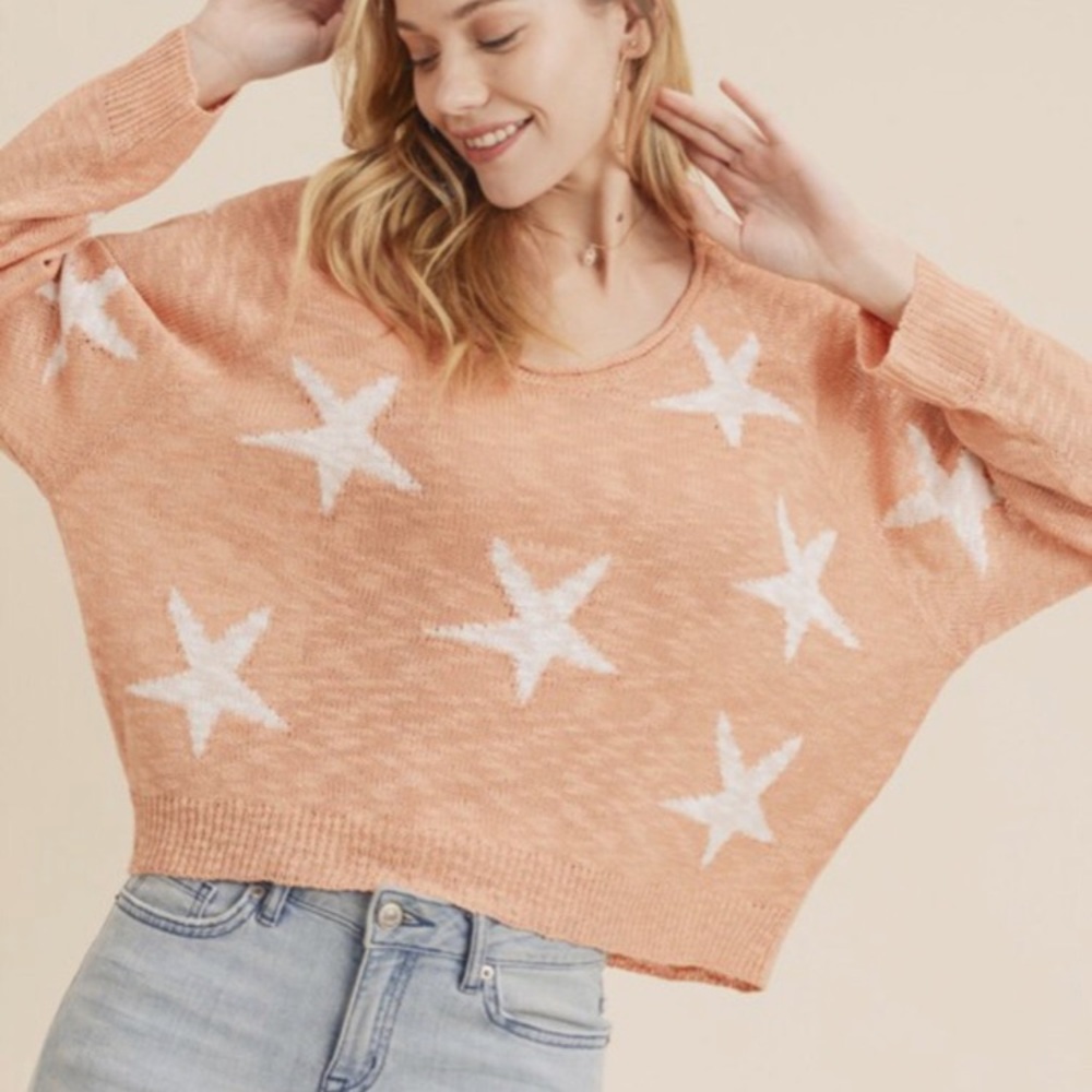 Blank Paige Star Spangled Sweater